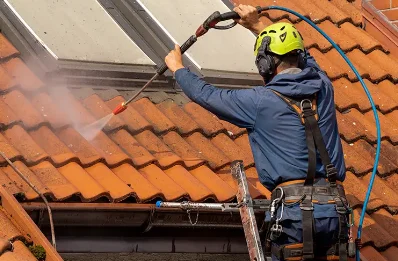 Démoussage et hydrofuge de toiture à Bressols
